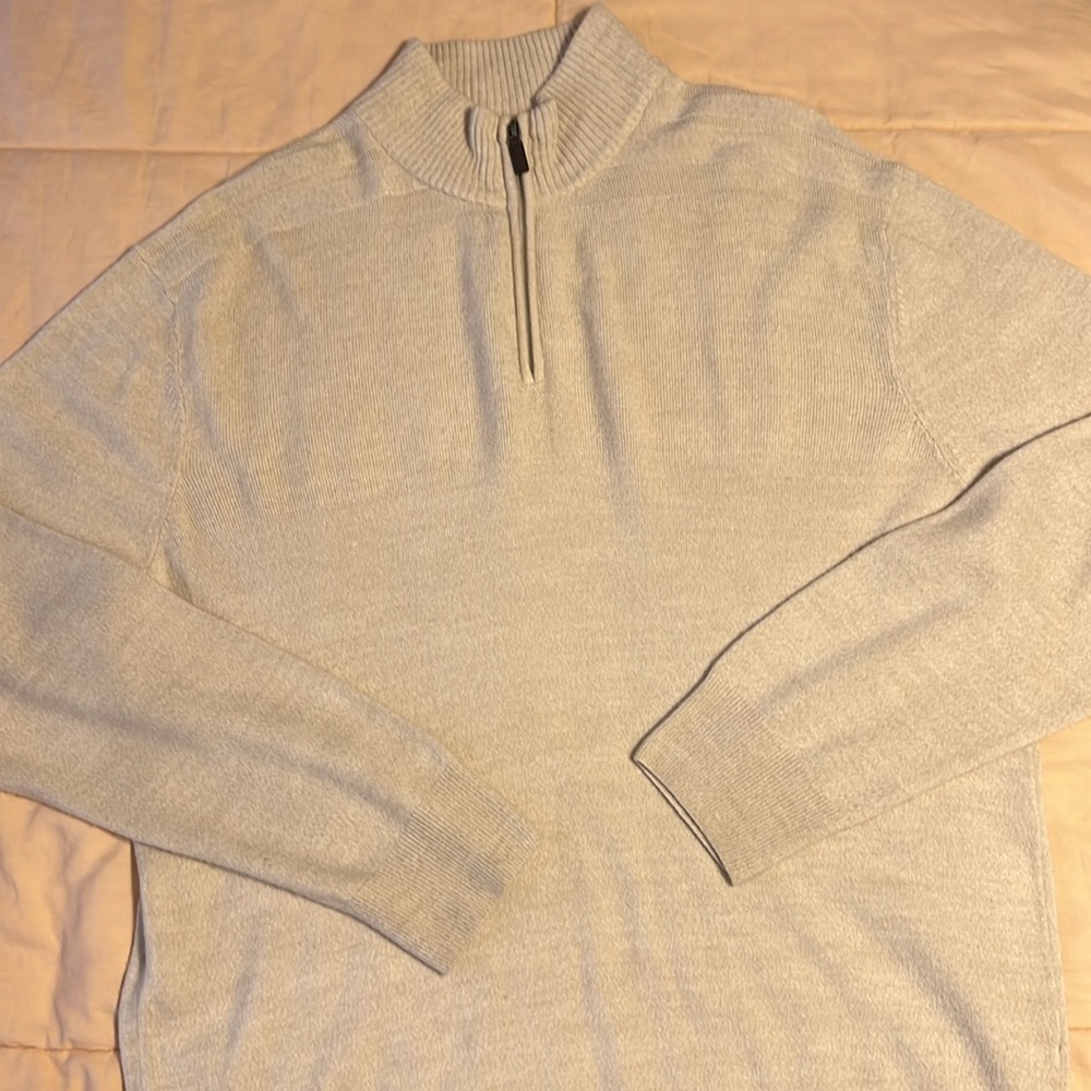 Dockers Classic Fit Quarter Zip Mens Sweater